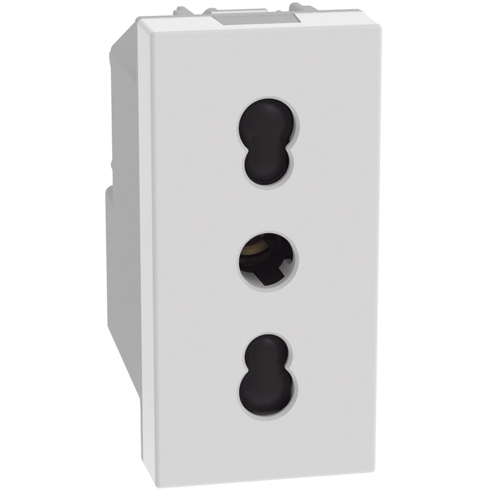 Presa bipasso bticino MatixGo bianco 2p+t 16a JW4180 - Elettrohub.it