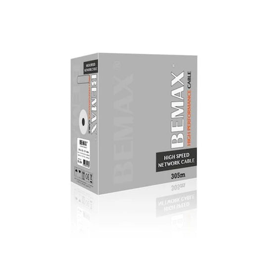 CAVO DI RETE CAT6 SOLID FTP 305M CCA INDOOR, BEMAX BL-2604AFP MATASSA LAN ETHERNET SCHERMATO
