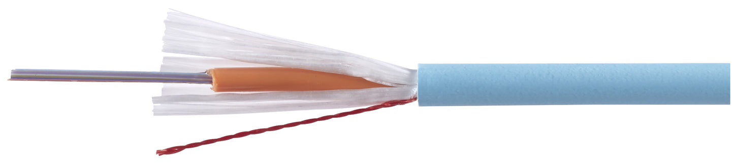 Cavo fibra ottica multimodale OM3 12 fibre - Vendita al metro - Taglio minimo 5 metri - Elettrohub.it