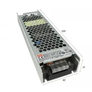 V-Tac Driver Alimentatore 250W Slim Series Per Uso Interno 24V a 2 Uscite con Morsetti a Vite