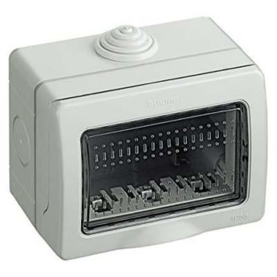 Contenitore stagno da parete idrobox bticino matix 3 moduli ip55 25503