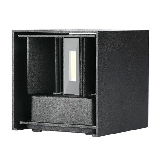 V-Tac Lampada LED da Muro 11W Wall Light Nera con Doppio LED SMD Applique IP65