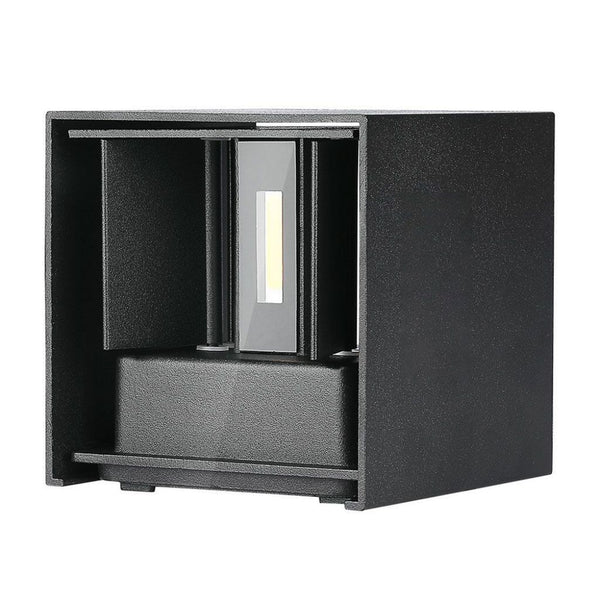 V - Tac Lampada LED da Muro 11W Wall Light Nera con Doppio LED SMD Applique IP65 - Elettrohub.it