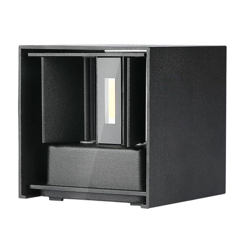 V - Tac Lampada LED da Muro 11W Wall Light Nera con Doppio LED SMD Applique IP65 - Elettrohub.it