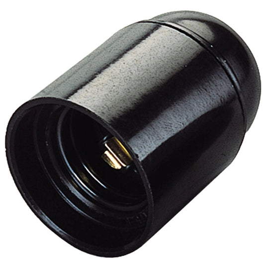 Portalampada Liscio per Lampadine E27 Colore Nero