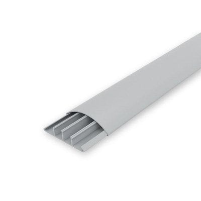 Canale soprapavimento e parete 18x75 mm colore bianco - 1 Metro