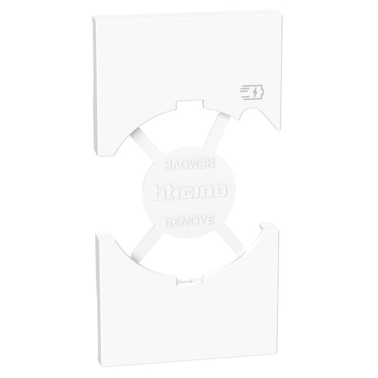 Cover per presa standard Italia P40 + USB - Bianca KW68