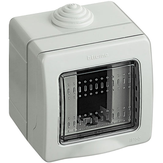 Contenitore stagno da parete idrobox bticino matix 1 modulo ip55 25501