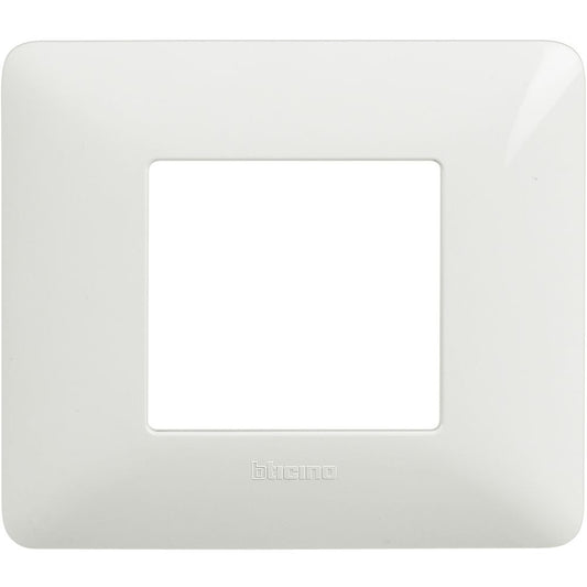 Placca 2 moduli bianca bticino matix AM4802BBN