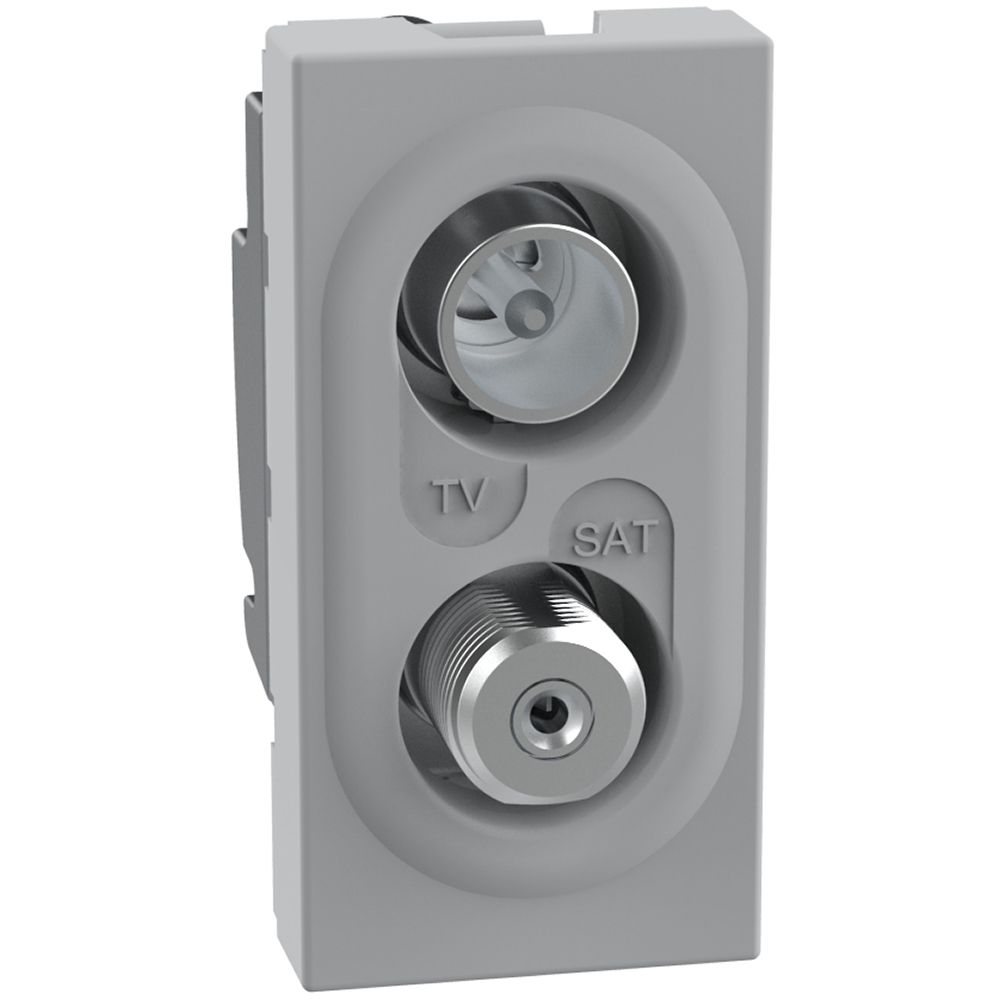 Presa tv BTicino MatixGo grigia satellite + tv - JG4214D