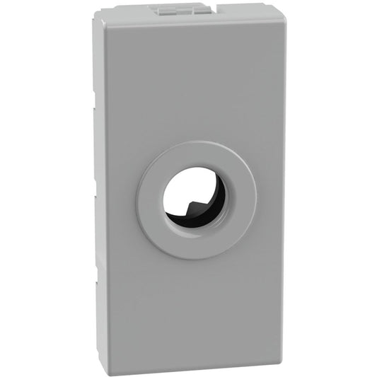 Falso polo BTicino MatixGo con uscita semplice Ø 9,5 mm grigio JG4953