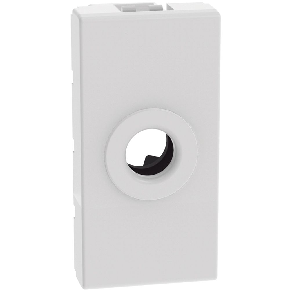 Falso polo BTicino MatixGo con uscita semplice Ø 9,5 mm bianco JW4953