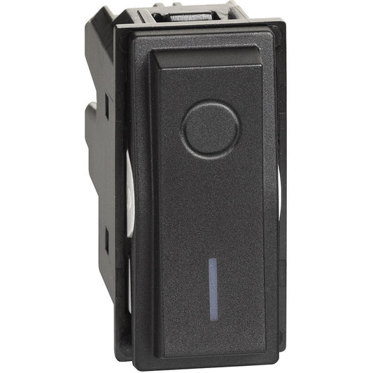 Interruttore bticino living now 2p 16a colore nero KG4002