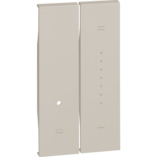 Cover dimmer bticino Living Now 2 moduli color sabbia KM19