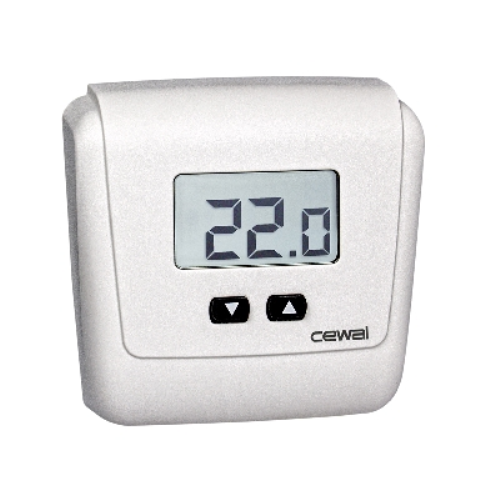 CEWAL - Termostato Elettronico Da Parete ET05 Bianco