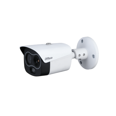 Dahua - TPC - BF1241 - TB10F12 - DW - S2 - Bullet thermal camera 4mp ottica visibile 12mm ottica termica 10mm rilevazione temperatura ir30 audio ip67 - Elettrohub.it