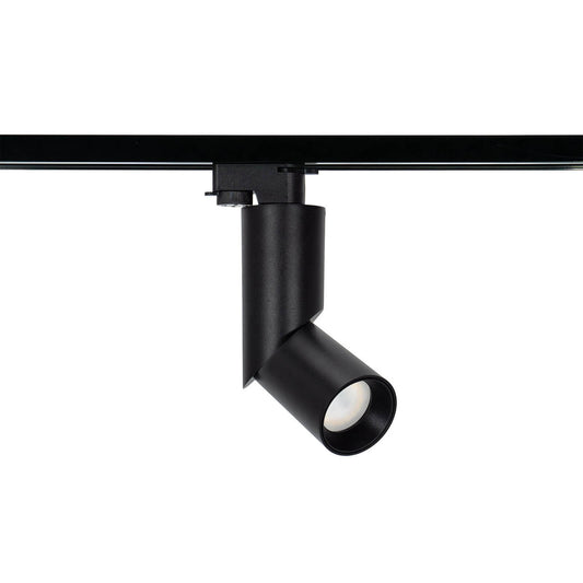 Faretto GU10 per binario Monofase - Nero - Orientabile e Snodabile