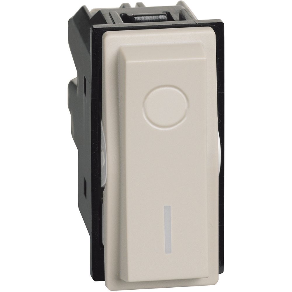 Interruttore bticino living now 2p 16a color sabbia KM4002 - Elettrohub.it