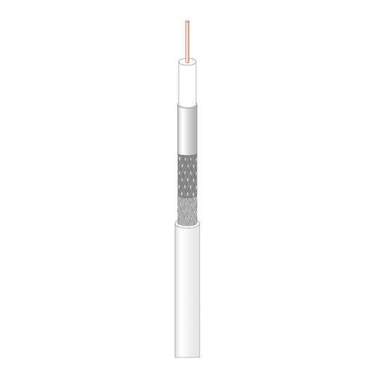 Fracarro PAS4016102 Coax Triplex PVC 18,5dB - Ø6.6 - Matassa da 100 metri