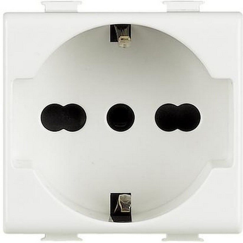 Presa universale 2p+t 10/16a + schuko bticino matix AM5440/16 - Elettrohub.it
