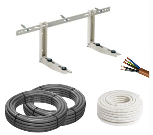 Kit Installazione climatizzatore 9.000 BTU e 12.000 BTU