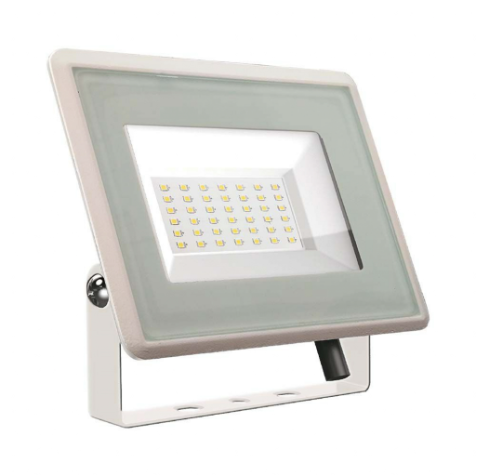 Faro LED Floodlight 30W V-TAC SMD Slim IP65 Bianco - Disponibile Luce: Calda 3000K, Naturale 4000K e Fredda 6500K