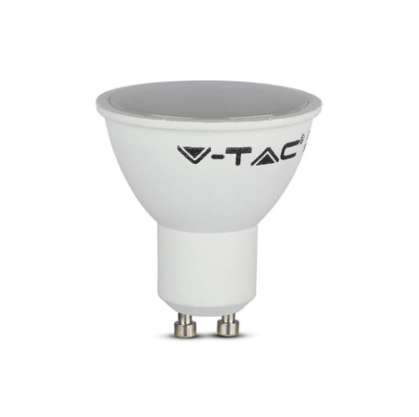 LAMPADINA LED GU10 4.5W V-TAC - Disponibile Luce: Calda 3000K - Naturale 4000K - Fredda 6500K