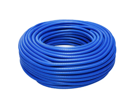 Tubo corrugato blu Ø32 Matassa da 25 metri - Elettrohub.it