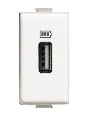 Caricatore USB Bticino Matix da Incasso 5Vdc 1500 mA – Alimentazione 230Vac – 1 Modulo per Ricarica Smartphone e Tablet - AM5285C1 - Elettrohub.it