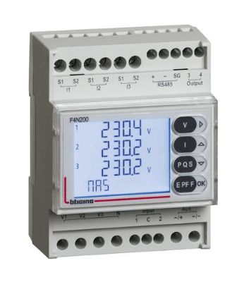 Centrale di misura elettronica multifunzione RS485 - F4N200 - Elettrohub.it