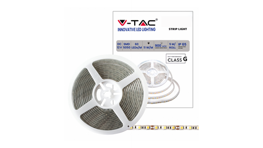 Striscia LED  V-Tac Flessibile 55W Monocolore 60 LED/m 12V - Bobina da 5m
