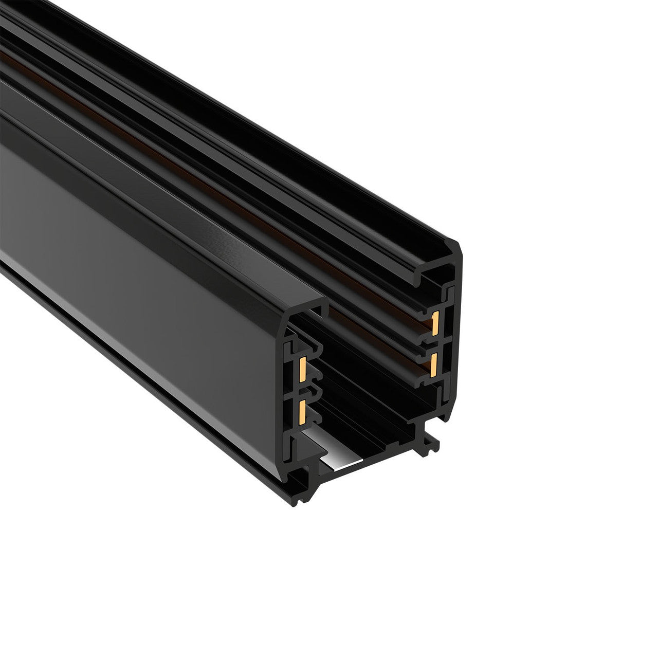 Binario Elettrificato Trifase Nero - 1 metro