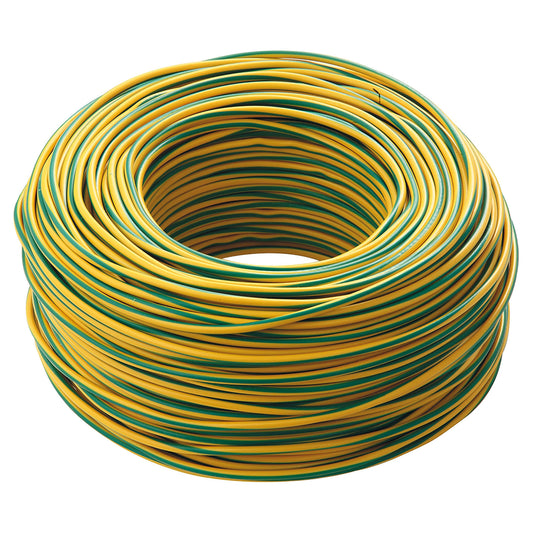 Cavo unipolare fs17 cpr 450/750 sezione 1x2,5mmq colore giallo/verde - Vendita al metro
