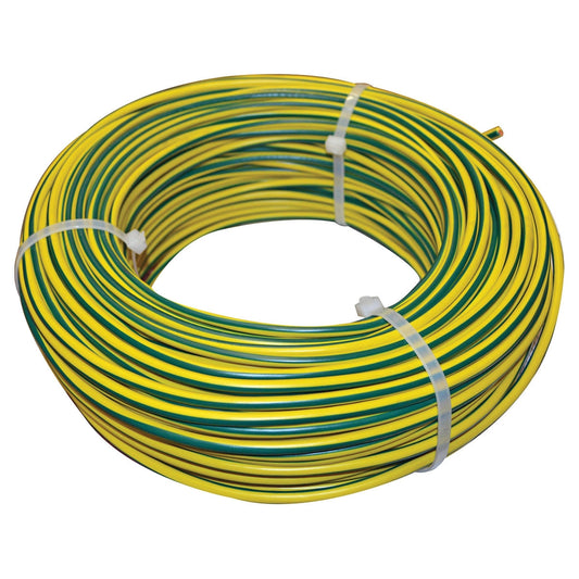 Cavo unipolare fs17 cpr 450/750 sezione 1x10 mmq colore giallo / verde - Matassa da 100 metri