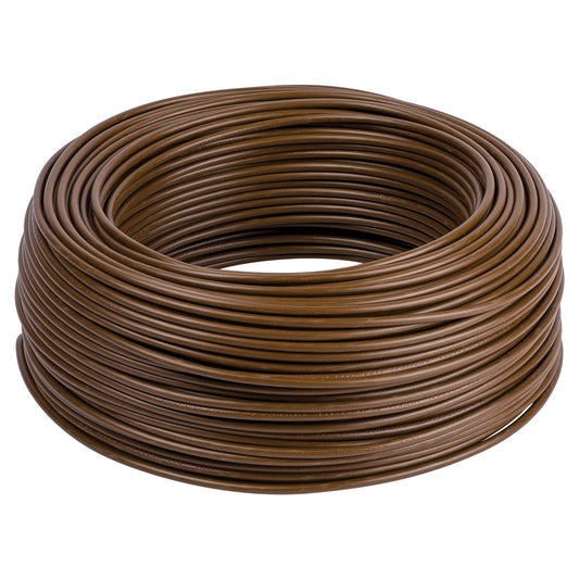 Cavo unipolare fs17 cpr 450/750 sezione 1x4 mmq colore Marrone - Vendita al metro