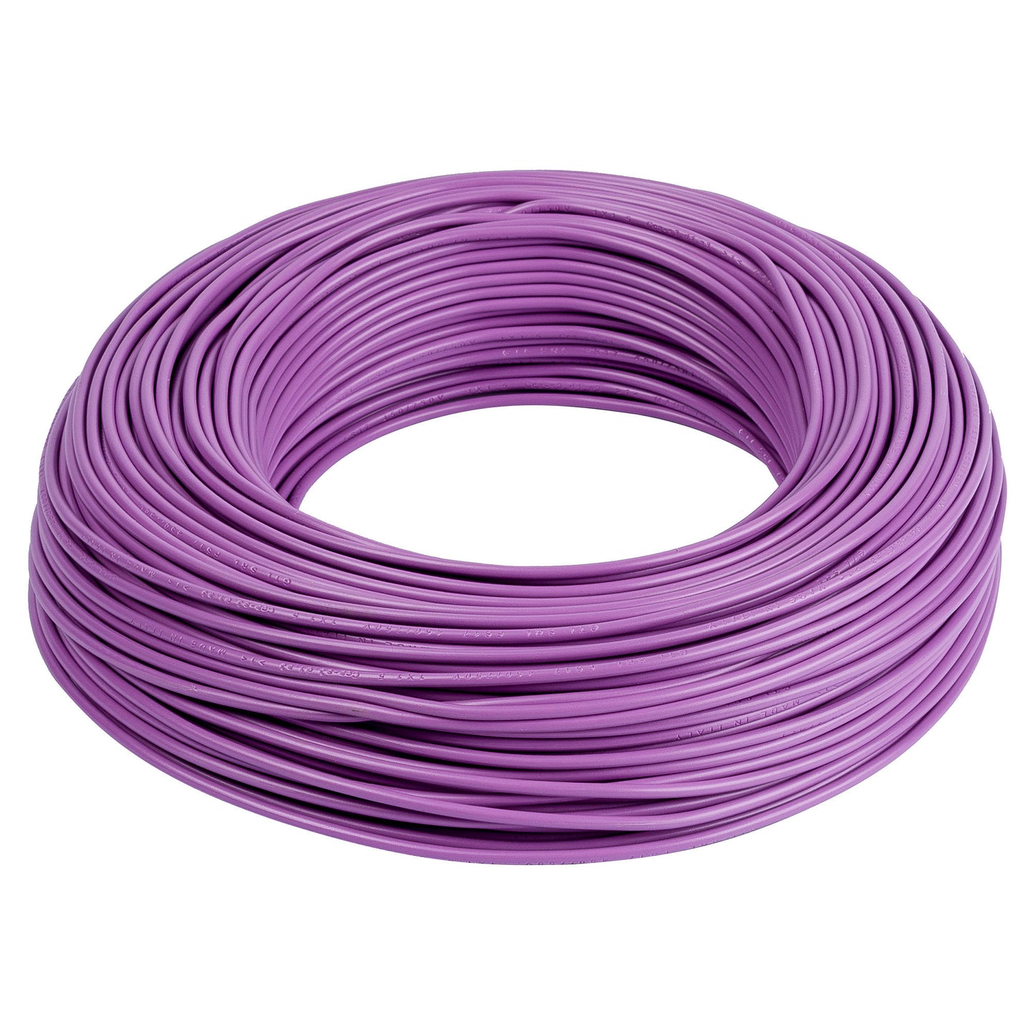 Cavo unipolare fs17 cpr 450/750 sezione 1x1,5 mmq colore Viola -  Vendita al metro
