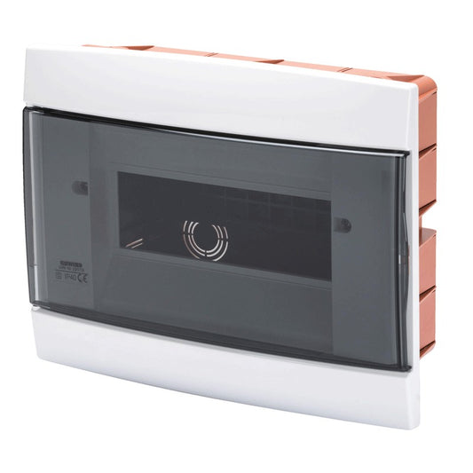 Centralino da arredo ad incasso Gewiss 8 moduli bianco GW40225TB