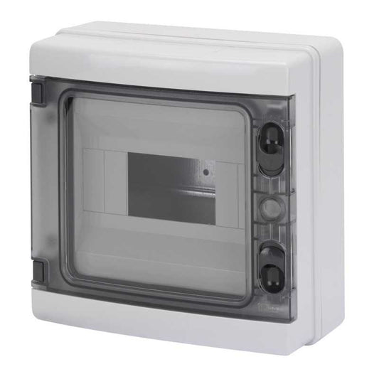 Gewiss Centralino da parete IP65 Porta Trasparente 8 Moduli GW40102