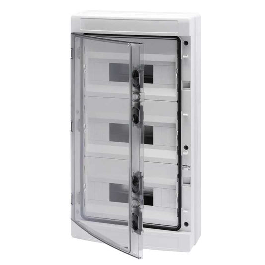 Gewiss Centralino da parete IP65 Porta Trasparente 36 Moduli GW40105