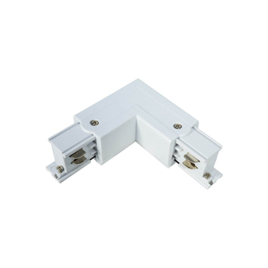 Connettore tipo "L" Trifase, Bianco, Alimentazione Centrale, SX