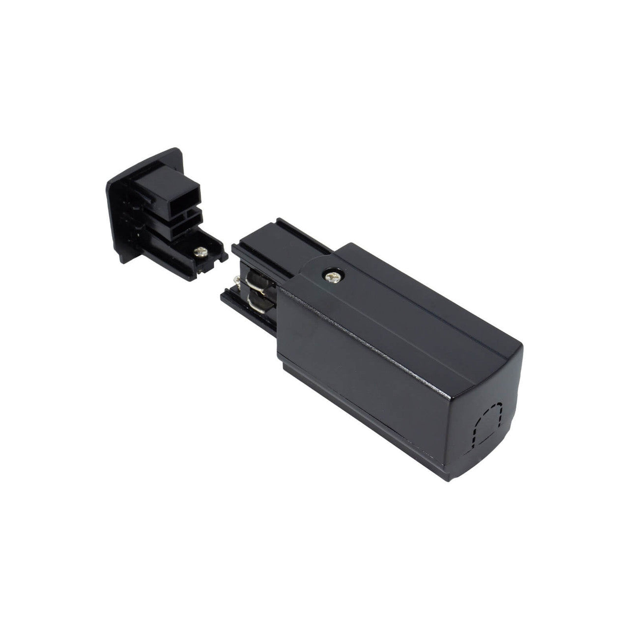 Kit Connettore di Alimentazione SX e Tappo Terminale Trifase, Nero