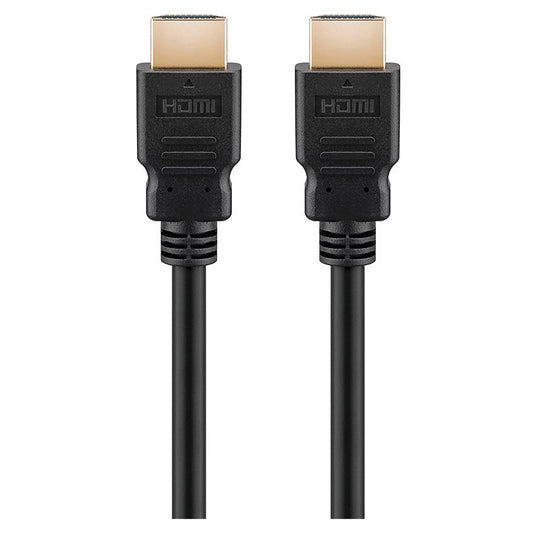 Connettore hdmi 1,5 m alta velocita' 4k 1080p 60hz 10,2 gbps in pvc lunghezza 1,5 m nero