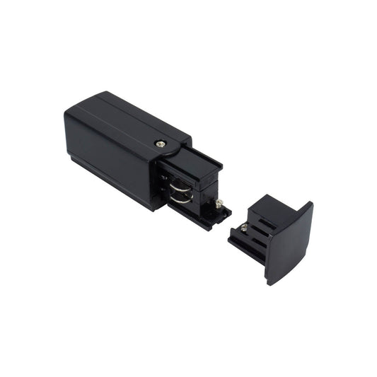 Kit Connettore di Alimentazione SX e Tappo Terminale Trifase, Nero