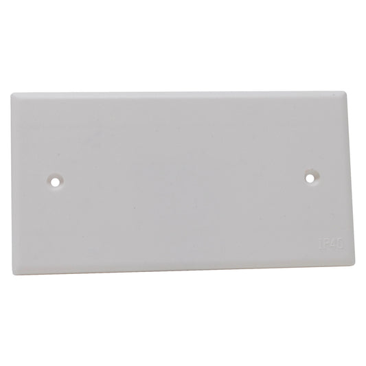 Coperchio 4 posti per scatola monoblocco bianco
