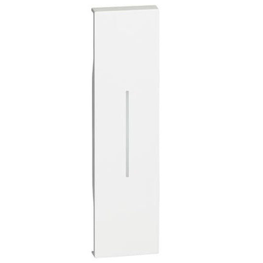Cover comando bticino Living Now 1 modulo colore bianco - per interruttori, deviatori, pulsanti e invertitori - KW01 - Elettrohub.it