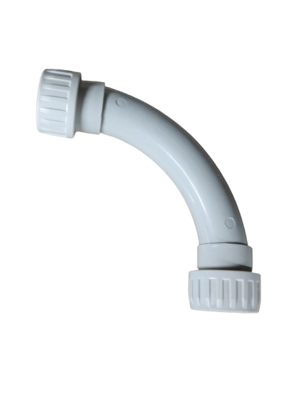Curva stagna 90° tubo-tubo Ø 32 mm IP65 - Made in Italy - 1 unità