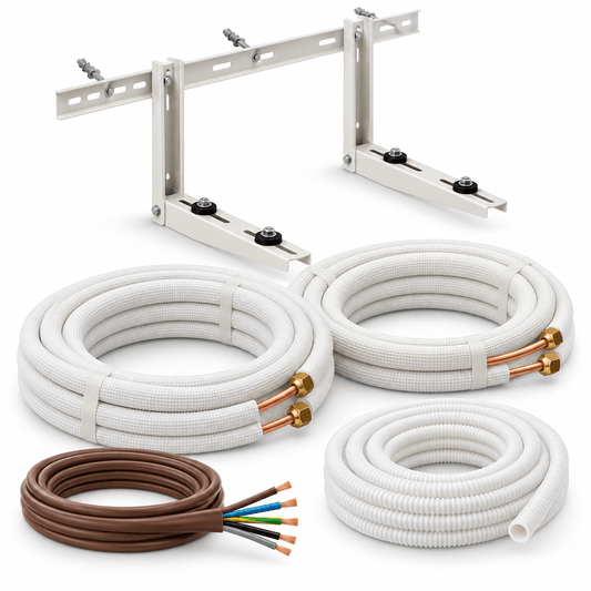 Kit Installazione climatizzatore 9.000 BTU e 12.000 BTU – 9 metri - Elettrohub.it
