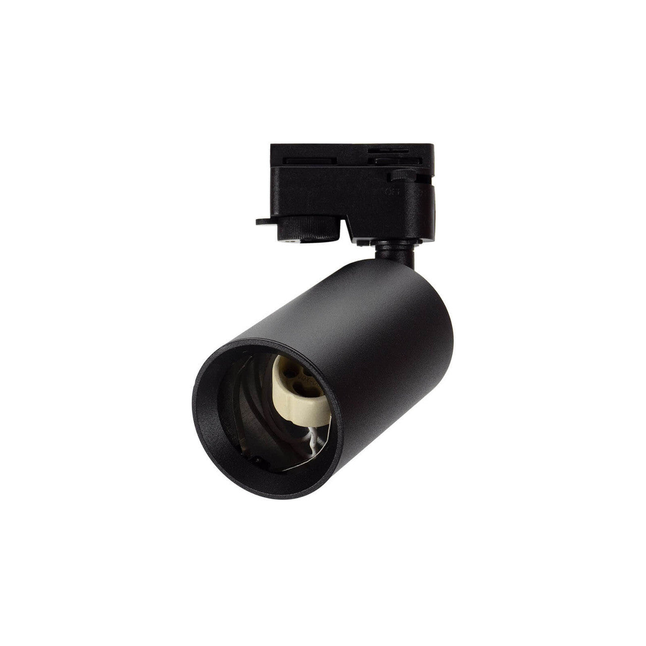Faretto GU10 binario Monofase Nero - Orientabile