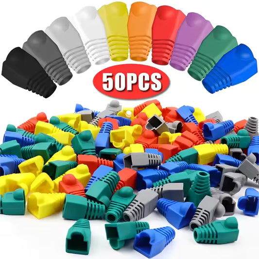 Gommini Copri Plug RJ45 Colorati - Confezione da 50 Pezzi