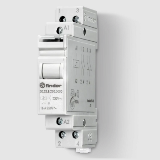 Rele' ad impulsi Modulare 16A Montaggio su Barra - Finder - Elettrohub.it